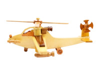 Wooden Puzzle 3D Handmade Helicopter