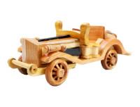 Wooden Handmade Vintage Car - Large