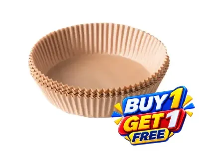 Air Fryer Round Paper Holder 100 Pcs - Buy-1 Get-1 Free