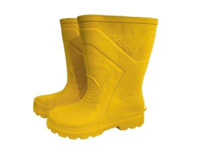 Kadam Low Weight Boots Pair Without stell toe Yellow - Size 9