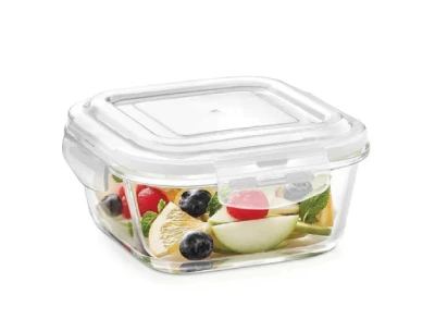 Borosil Klip N Store Square Container - 800ml