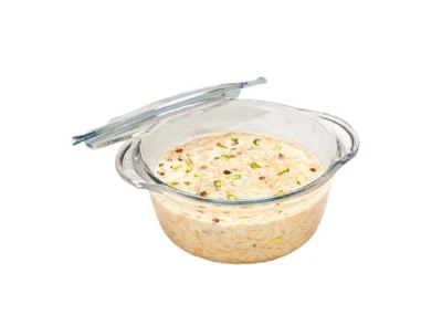 Borosil Deep Round Casserole - 1.2L