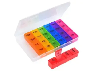Four Compartments Daily Pill Organizer