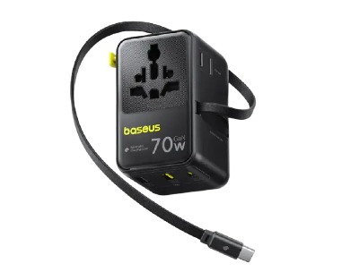 Baseus EnerCore CG11 Universal Travel Adapter 2AC 2U 2C 70W