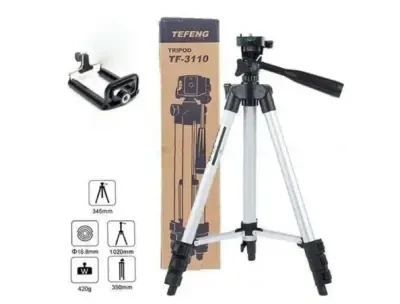 Tripod-3110 Portable Adjustable Lightweight Camera Stand with Three-Dimensional for Video Cameras and Mobile Tripod Tripod