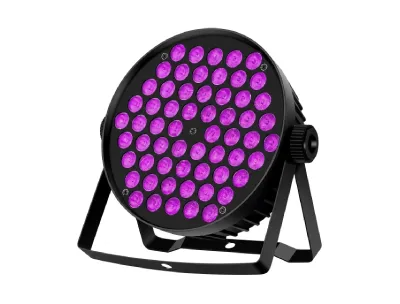 OPPSK 90W 60-LED RGB Stage Par Lights with Remote & DMX Control (2-Pack)