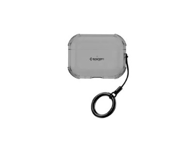 Spigen Zero One Case — Smoked Black 2025 New Release | For AirPods Pro | With Carabiner