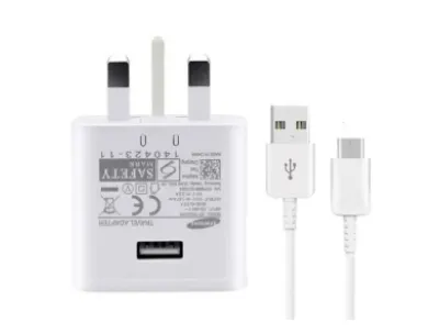 Samsung 15W Charger with Micro USB Cable - White