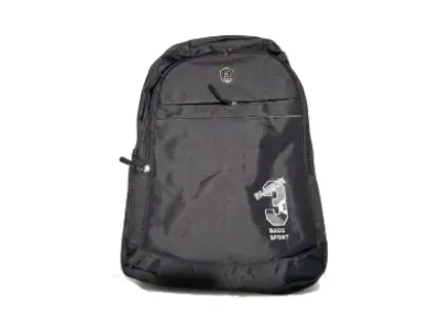 Water Resistant Polymer Backpack - Black