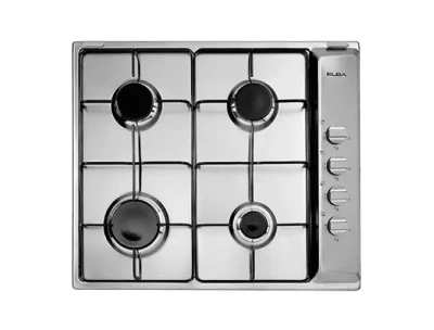 ELBA 4 Burner Gas Hob 60cm - Stainless Steel