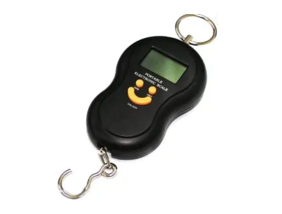 Portable Electronic Hanging Scale - Black