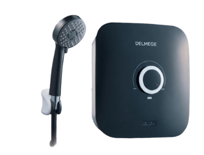 Delmege Hot Water Shower Without Pump - DWH-D3.5(Black)