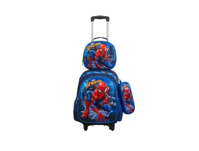 3 in 1 Trolley Bag with Trolley - Spider Team (17H x 13L x 7.5W)
