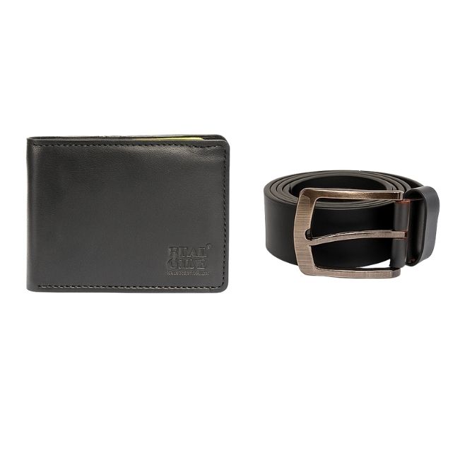 Black Leather Duo Gift Set
