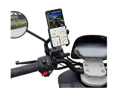 Motorcycle Side Mirror Smartphone Holder - Heavy Duty