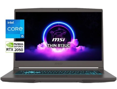 MSI Thin 15 B113UCX i5 13420H 16GB Ram 512GB NVMe With RTX 2050 4GB