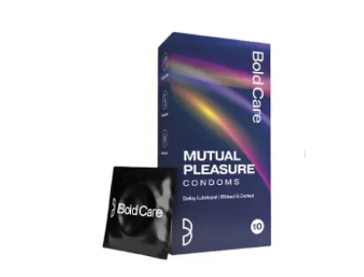 Bold Care Mutual Pleasure - 576 Extra Dotted Condoms - 5 Packs