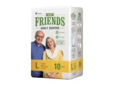 Friends Adult Diaper Tape (Large) - 10Pcs