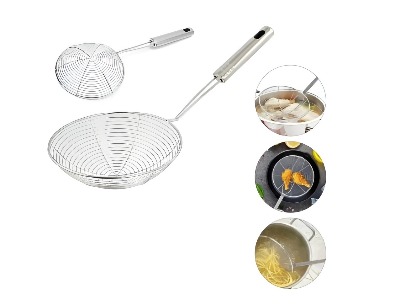 Stainless Steel Spider Web Fry Skimmer Spoon