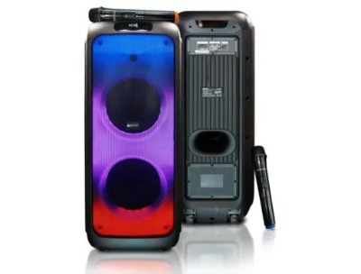 Fuji Portable Bluetooth Speaker + Free 2 Wireless Mic (FUBTS-1022)