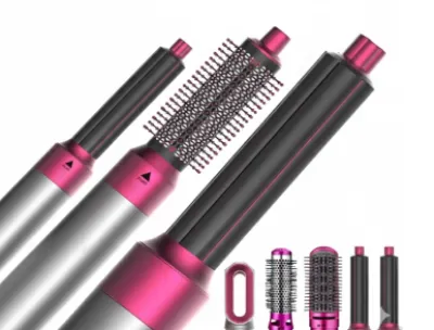 5 in 1 Hair Styling Set - Straightening, Curling, Drying, styling.