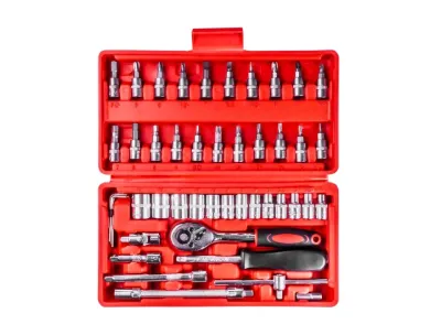 Professional Socket Wrench Set - 46 PCS
