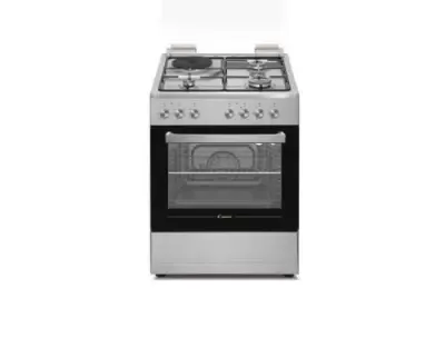 Candy 60cm Freestanding Cooker Mix 03 Gas & 01 Electric Hob + Electric Oven