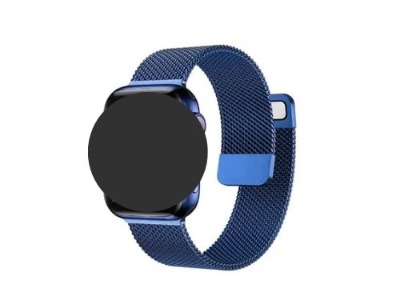 Magnetic Milanese Smart Watch Strap for Apple Watch 42 / 44 / 45 / 49mm – Dark Blue