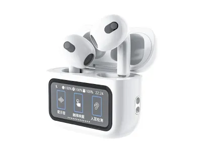 WIWU T23 ANC True Wireless Stereo Earbuds with built-in LCD Touchscreen