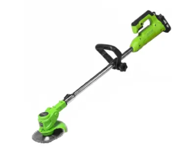 Rechargeable Electric Grass Cutter - Lawn Mower with Metal Blades
