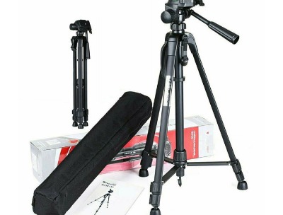 WeiFeng WT-3520 Tripod Pro Smartphone/DSLR Cameras Aluminum Alloy 3 Way Tripod Stand Portable Monopod