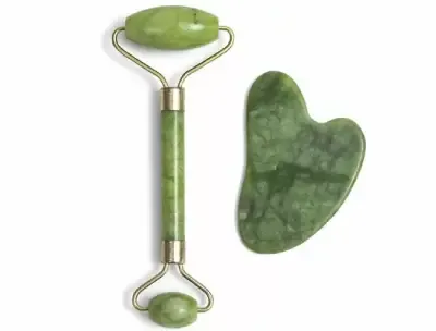 Jade Roller with Gua Sha Set