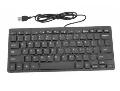 Mini Slim Wired USB Keyboard
