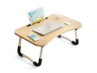 Smart Standard Multi-Purpose Laptop Table with Dock Stand Wood