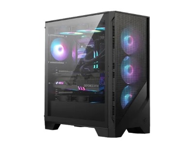 MSI MAG Forge 320l Brand New Black Gaming Casing (Black)