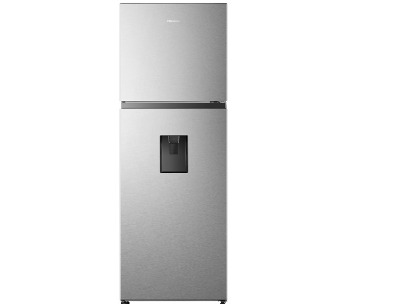 Hisense 326L Inverter Double Door Refrigerator - Inox
