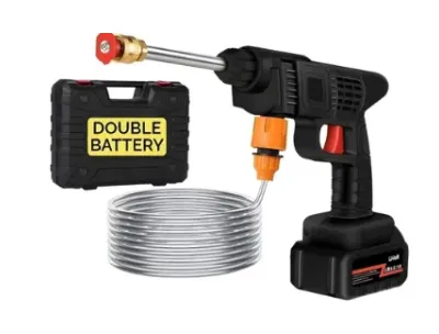 Multi- Functional Rechargeable Pressure Water Spray Gun (double batteries)