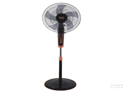 Black Ford Aero Wind Pedestal Fan 18 Inch