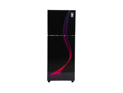 Abans 285L No-Frost Inverter Black Arum Lily Glass Door