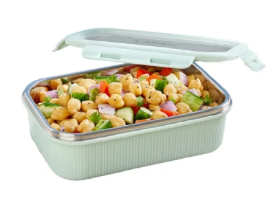 Borosil Larah Freshbyte Rectangular Lunch Box 600ML