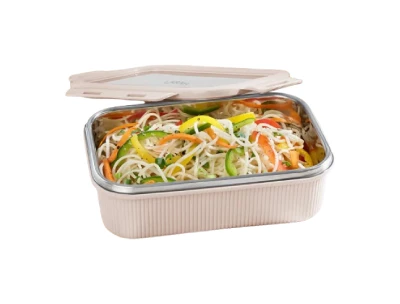 Borosil Larah Freshbyte Rectangular Lunch Box 600ML