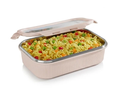 Borosil Larah Freshbyte Rectangular Lunch Box 800ML