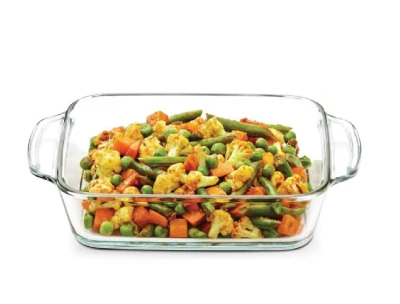 Borosil Square Dish with Handle - 800ml