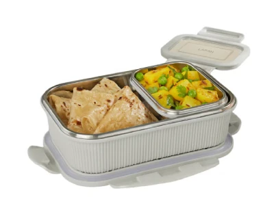 Borosil Larah Freshbyte Rectangular Lunch Box 800ML