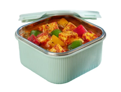 Borosil Larah Freshbyte Square Container with Lid 800ml