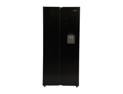 Abans 450L Inverter Side by Side Refrigerator with Water Dispenser – Black