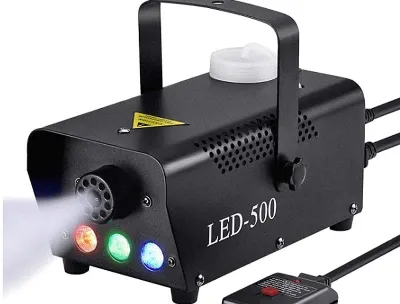 500W RGB Party Fog Machine with Remote & LED Lights