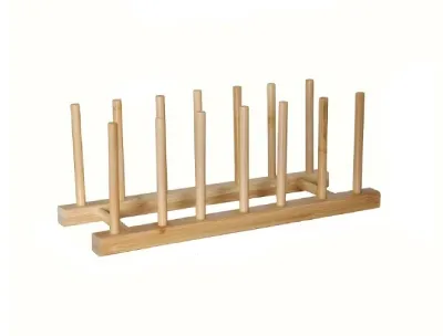 Bamboo Organizer / Plate & Mug Rack