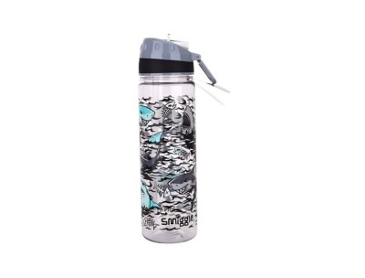 Smiggle BPA Free Water Bottle- Shark Design - 650ml