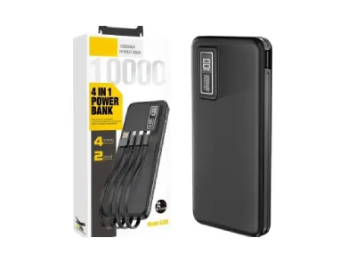 ASPOR A300PD 10000mAh Power Bank - Black